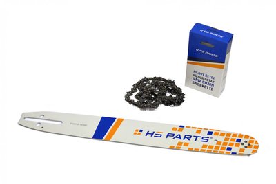 Vodící lišta 40cm +2x řetez 56 čl. 3/8 1,3mm + řetězka Partner 350 351 370 390 420