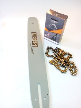Lišta na pilu Partner 350 351 35cm a 1ks pilový řetěz 3/8 (1,3mm) 52 článků